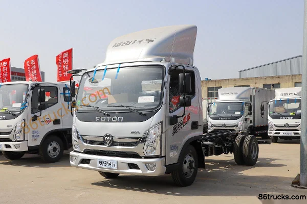 Foton Aoling Xin Jieyun 150 ch 4X2(6 roues) camion léger fourgon 4,14 m cabine simple (China VI) Extérieur (3) | 86Trucks