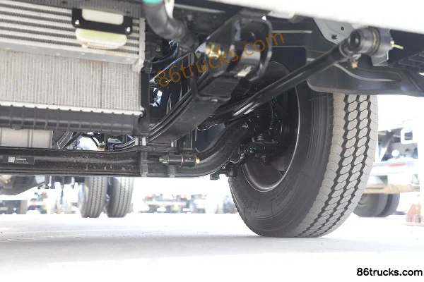 Foton Aoling Xin Jieyun 150 ch 4X2(6 roues) camion léger fourgon 4,14 m cabine simple (China VI) Châssis (3) | 86Trucks