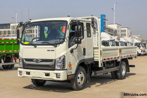 Foton Times H2 130 hp 4X2(6 wheels) 3.8m half row flatbed light truck (China VI) Exterior (3) | 86Trucks