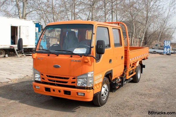 Qingling Isuzu EV100 3.235m Double Row Pure Electric Panel Light Truck 89.12kWh 4X2(6 wheels) Exterior (3) | 86Trucks