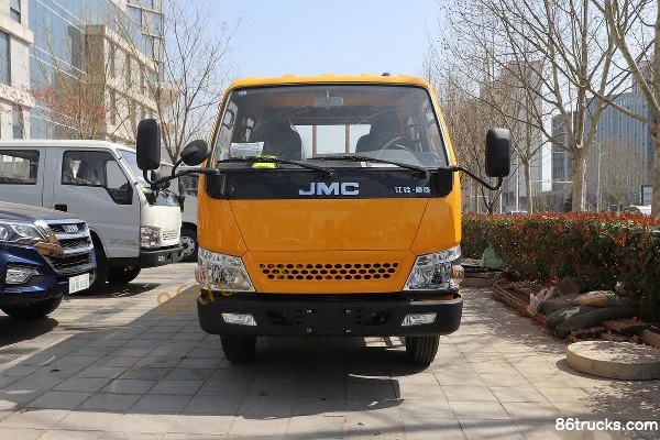 JMC Shunwei châssis étroit version renforcée 127 ch 4X2(6 roues) 3,25 m camion porteur à plateau double cabine (China VI) (freins hydrauliqu