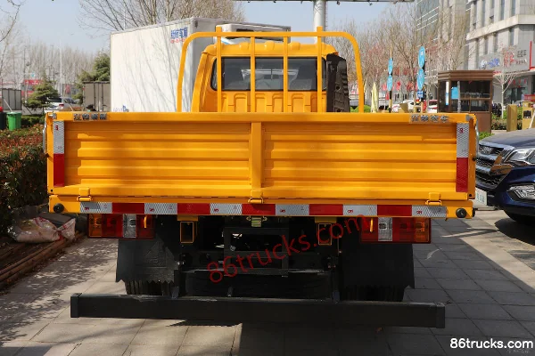 JMC Shunwei châssis étroit version renforcée 127 ch 4X2(6 roues) 3,25 m camion porteur à plateau double cabine (China VI) (freins hydrauliqu