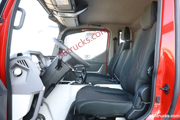Feidi 7 4.6L Diesel 240 hp 6X2(8 wheels) Fast Gear 10-Speed 6.8m Row Half Flatbed Cargo Truck Cab (2) | 86Trucks