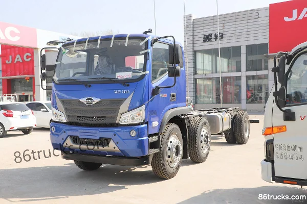 Foton Times Leader ES5 240hp 6X2(8 wheels) 6.8m Flatbed Cargo Truck (Fast Gear 8-speed) Exterior (3) | 86Trucks