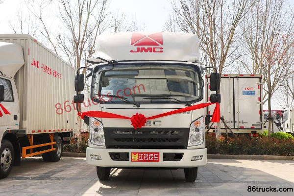 JMC Kaiwei Wide Body 143 hp 4X2(6 wheels) 4.2m Single Row Box Light Truck (China VI) (Air Brake) Exterior (2) | 86Trucks