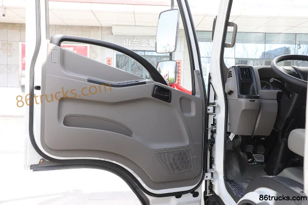 JMC Kaiwei Wide Body 143 hp 4X2(6 wheels) 4.2m Single Row Box Light Truck (China VI) (Air Brake) Cab (3) | 86Trucks