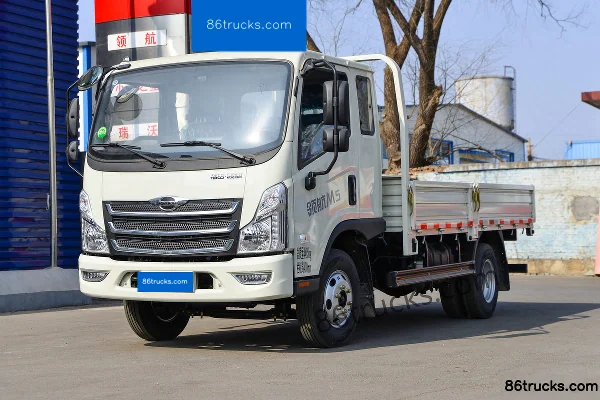 Foton Times Pilot M5 132hp 4X2(6 wheels) 3.8m half-row flatbed light truck (China VI) Exterior (3) | 86Trucks