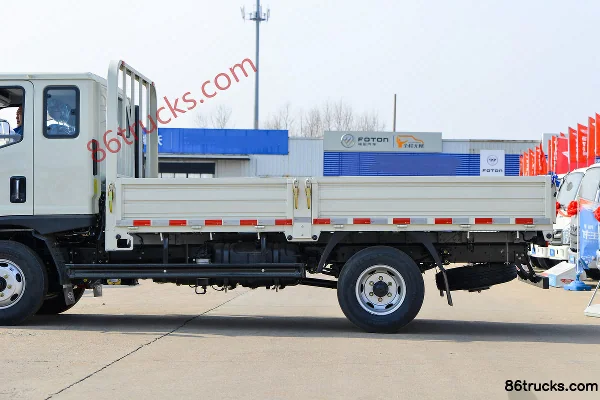 Foton Times Pilot M5 132hp 4X2(6 wheels) 3.8m half-row flatbed light truck (China VI) Body (2) | 86Trucks