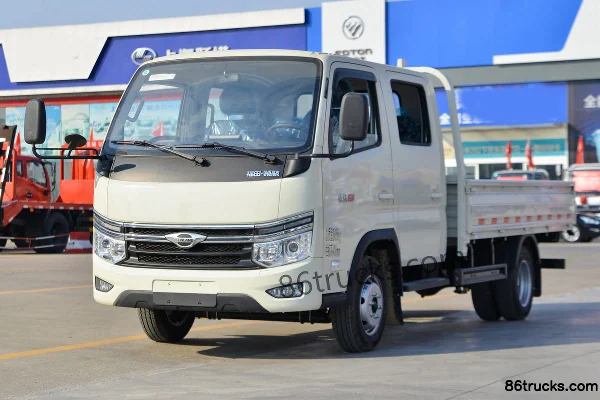Foton Times Pilot S1 1.6L 122 hp 4X2(6 wheels) gasoline 3.19m double-row flatbed light truck Exterior (3) | 86Trucks