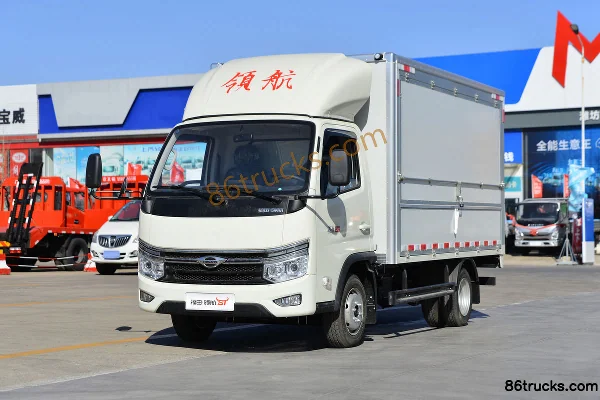 Foton Times Linghang S1 1.6L 122hp 4X2(6 wheels) Gasoline 3.7m Single Row Wing Opening Van Mini Truck (China VI) Exterior (3) | 86Trucks