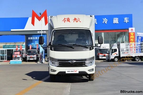 Foton Times Linghang S1 1.6L 122hp 4X2(6 wheels) Gasoline 3.7m Single Row Wing Opening Van Mini Truck (China VI) Exterior (2) | 86Trucks