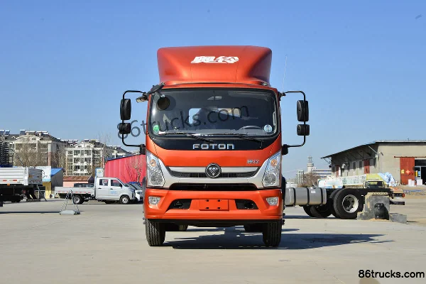 Foton Aoling Hornet MINI 170hp 4X2(6 wheels) 5.25m semi-crew flatbed cargo truck Exterior (2) | 86Trucks