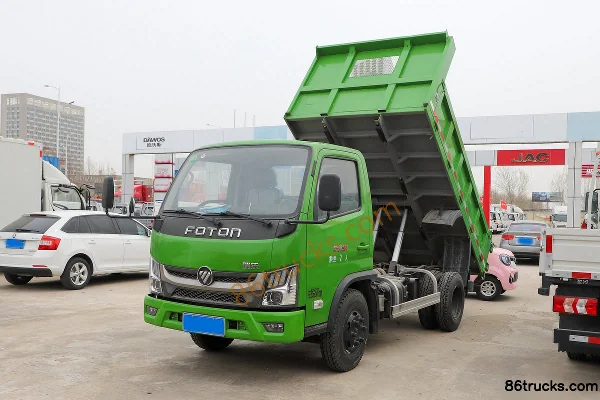 Foton King Kong S1 PLUS 120hp 4X2(6 wheels) 3.2m Dump Truck (China VI) Exterior (3) | 86Trucks