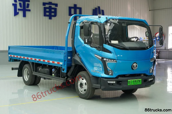 Feidi HW5 4.18m single-row plug-in hybrid flatbed light truck 17.52kWh 4X2(6 wheels) Exterior