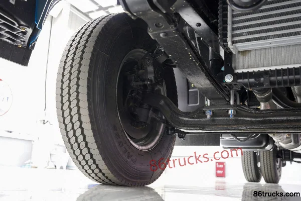 Feidi HW5 4.18m single-row plug-in hybrid flatbed light truck 17.52kWh 4X2(6 wheels) Chassis (2) | 86Trucks