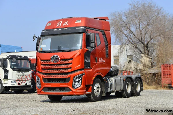 FAW Jiefang J6V Heavy Truck Zhihui Edition 460 hp 6X4(10 wheels) Tractor Truck (Fast Gear Hydraulic Retarder) Exterior (3) | 86Trucks