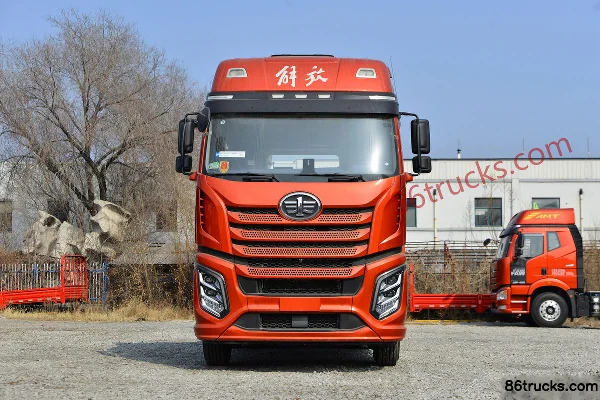 FAW Jiefang J6V Heavy Truck Zhihui Edition 460 hp 6X4(10 wheels) Tractor Truck (Fast Gear Hydraulic Retarder) Exterior (2) | 86Trucks