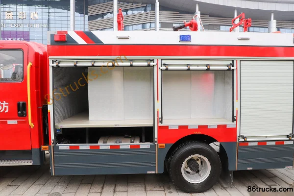Sinotruk HOWO Hanjiang 190 hp 4X2(6 wheels) Foam Fire Truck (Wuyue brand) Body (3) | 86Trucks