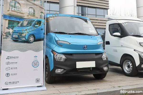 Feidi U5 Series 2.6T 2-Seat 2.38m Pure Electric Van Truck 41.86kWh Exterior