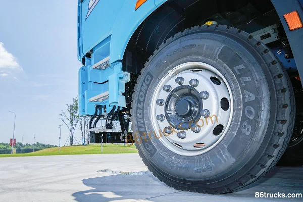 SANY Truck Jiangshan Flat Top 6X4(10 wheels) Electric Tractor Truck 282kWh Chassis (1) | 86Trucks