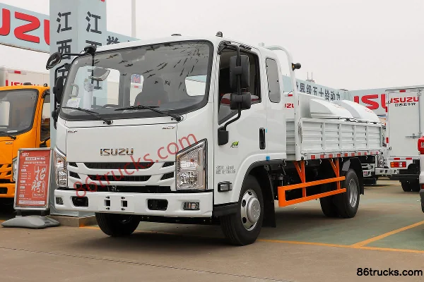 Jiangxi Isuzu Yifang EC7 Flagship 116ch 4X2(6 roues) 3,7m camion plateau à ridelles cabine avancée (frein hydraulique) Extérieur (3) | 86Tru