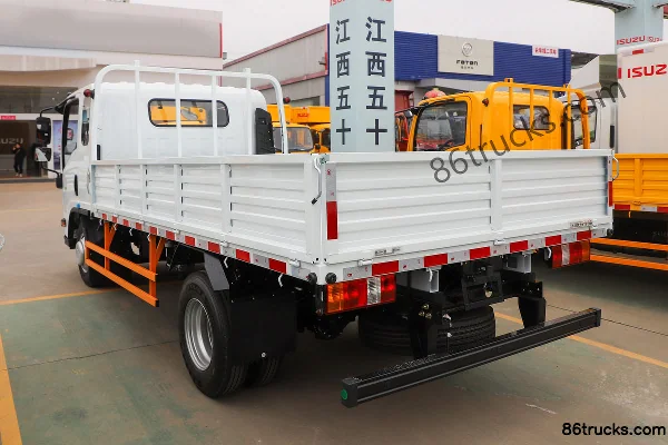 Jiangxi Isuzu Yifang EC7 Flagship 116ch 4X2(6 roues) 3,7m camion plateau à ridelles cabine avancée (frein hydraulique) Carrosserie (2) | 86T