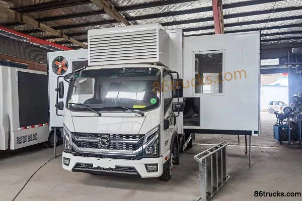 Kama Kaijie M3 version entrepreneur 137 ch 4X2(6 roues) camion restaurant (China VI) Carrosserie (1) | 86Trucks