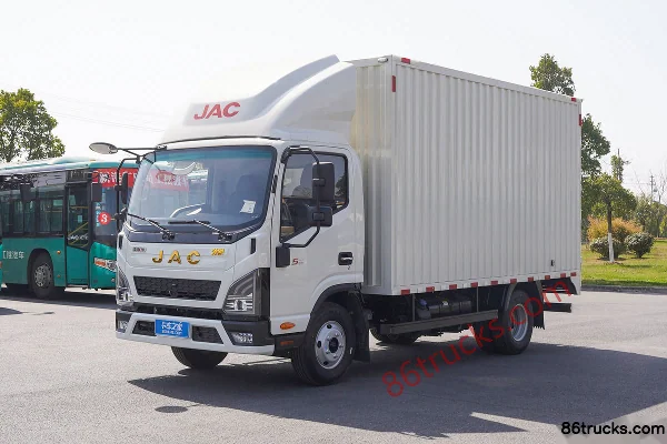 JAC Lingpao S6 152 ch 4X2(6 roues) 4,12 m cabine simple fourgon camion léger (China VI) Extérieur (3) | 86Trucks