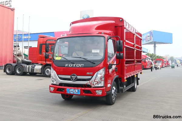 Foton Aoling Xinjieyun Climbing Tiger 151 hp 4X2(6 wheels) 4.17 m single-row stake truck (China VI) Exterior (3) | 86Trucks