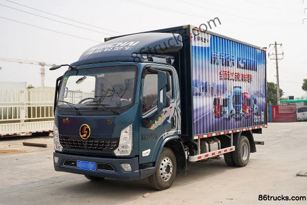 SHACMAN Light Truck Jindelong K1 Flagship 160 hp 4X2(6 wheels) 3.85m AMT automatic double-row stake truck Exterior (3) | 86Trucks