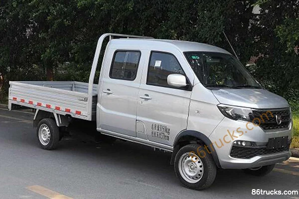 Jinbei T2S 2023 Standard 1.5L 102 ch 4X2(6 roues) Essence 2.55 m double cabine plateau micro camion (China VI) Extérieur