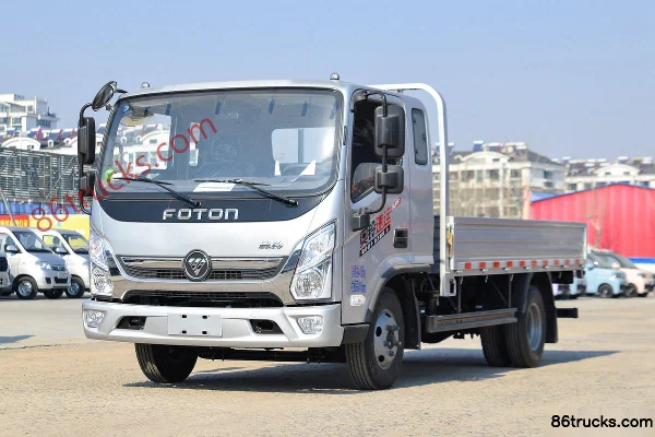 Foton Ollin Express 158hp 4X2(6 wheels) 3.83m semi-panel flatbed light truck (WLY 5-speed) Exterior (3) | 86Trucks