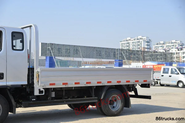 Foton Ollin Express 158hp 4X2(6 wheels) 3.83m semi-panel flatbed light truck (WLY 5-speed) Body (1) | 86Trucks