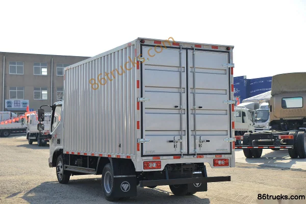Foton Aoling Supersonic 160 hp 4X2(6 wheels) 4.14m single-row van light truck (China VI) Body (3) | 86Trucks