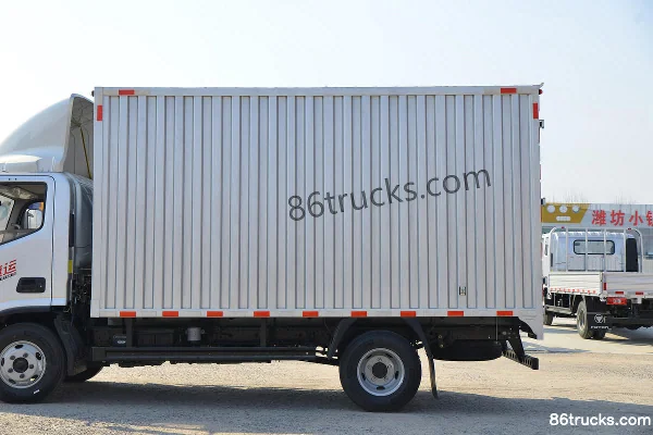 Foton Aoling Supersonic 160 hp 4X2(6 wheels) 4.14m single-row van light truck (China VI) Body (2) | 86Trucks