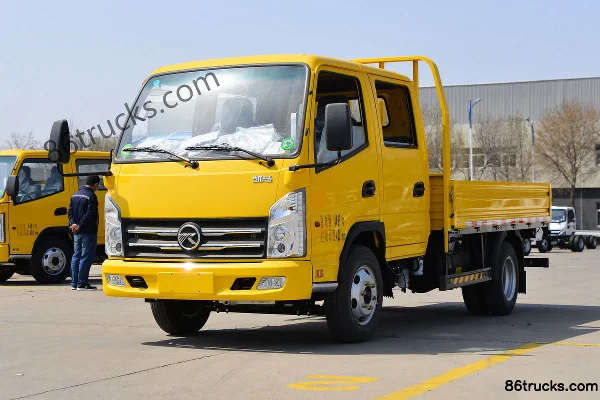 Kama K6 Fulai 115hp 4X2(6 wheels) 3.2m double-row flatbed light truck (5-speed gearbox) Exterior (3) | 86Trucks