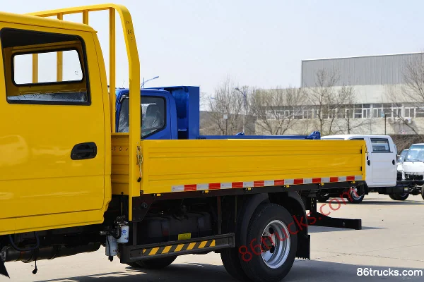Kama K6 Fulai 115hp 4X2(6 wheels) 3.2m double-row flatbed light truck (5-speed gearbox) Body (1) | 86Trucks