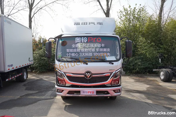 Foton Yutu III 158 hp 4X2(6 wheels) 4.17m AMT Automatic Single Row Stake Truck Exterior (2) | 86Trucks