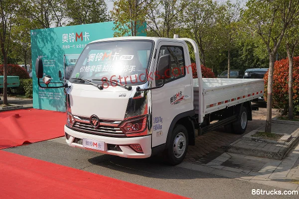 Foton Aoling M Card 1.6L 122 hp 4X2(6 wheels) gasoline 3.38m single row flatbed small truck (hydraulic brake) Exterior (3) | 86Trucks