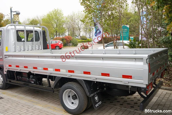 Foton Aoling M 2.0L 144 ch 4X2(6 roues) essence 3,815 m petit camion plateau à cabine simple (freins hydrauliques) Carrosserie (3) | 86Truck