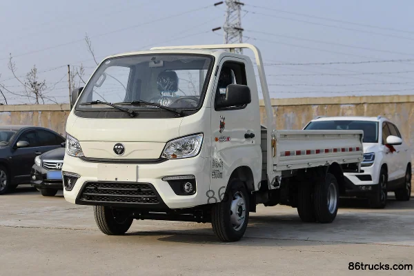 Foton Xiangling M1 Confort 1.6L 122 ch 4X2(6 roues) essence 3,3 m camion plateau micro simple cabine Extérieur (3) | 86Trucks