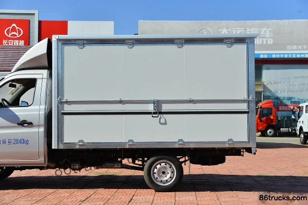 Changan Kuayue Wang X1 1,3 L essence 91 ch 4X2(6 roues) 3,05 m camion léger fourgon à toit ouvrant simple cabine (China VI) Carrosserie (2)