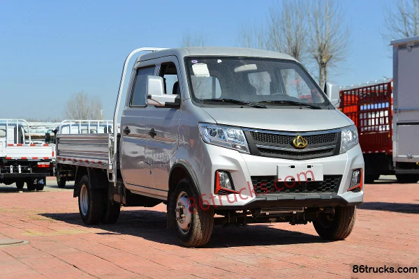 Changan Kuayue Wang X3 PLUS Luxury 1.6L 105hp 4X2(6 wheels) CNG 2.75m Double Row Flatbed Micro Truck (with A/C) Exterior