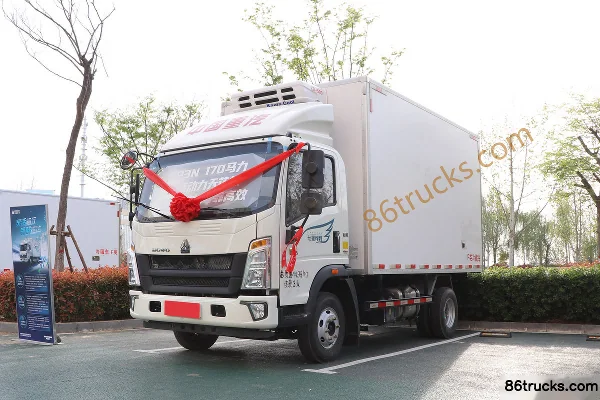 Sinotruk HOWO Hanjiang 170hp 4X2(6 wheels) 4m Refrigerated Truck (China VI) Exterior (3) | 86Trucks