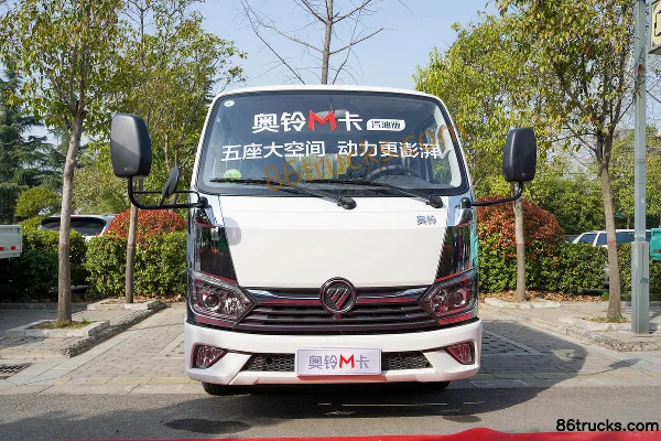 Foton Aoling M 1.6L 122 ch 4X2(6 roues) essence 2,7 m cabine double plateau camion léger (frein hydraulique) Extérieur (2) | 86Trucks