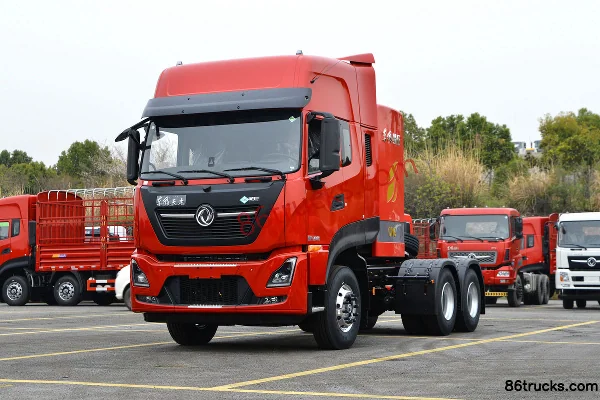 Dongfeng Tianlong KL gaz 460 ch 6X4(10 roues) tracteur routier CNG (China VI) Extérieur (3) | 86Trucks