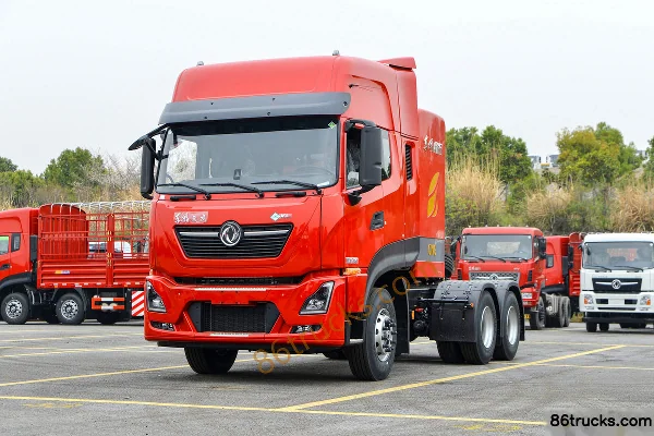 Dongfeng Tianlong KL Gas 480 hp 6X4(10 wheels) CNG tractor truck Exterior (3) | 86Trucks