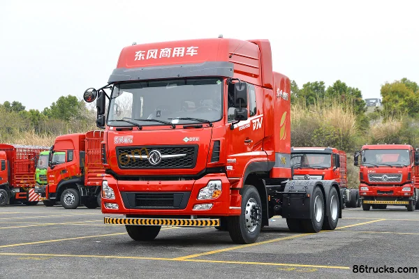 Dongfeng Changxing D7V Composite Edition 480 hp 6X4(10 wheels) CNG Tractor Truck (with hydraulic retarder) Exterior (3) | 86Trucks