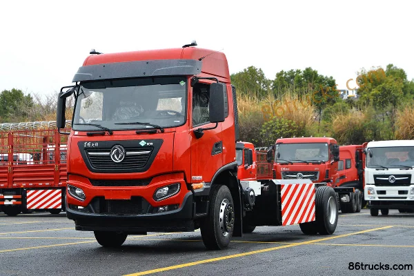 Dongfeng Tianjin KR gaz 190 ch 4X2(6 roues) camion porteur à ridelles 6,8 m LNG (pont arrière 10T) Extérieur (3) | 86Trucks