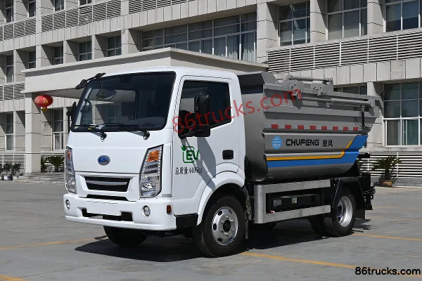 Xinchufeng Man Tian Xing 4.5T 3.14 m electric self-loading garbage truck 4X2(6 wheels) Exterior (2) | 86Trucks